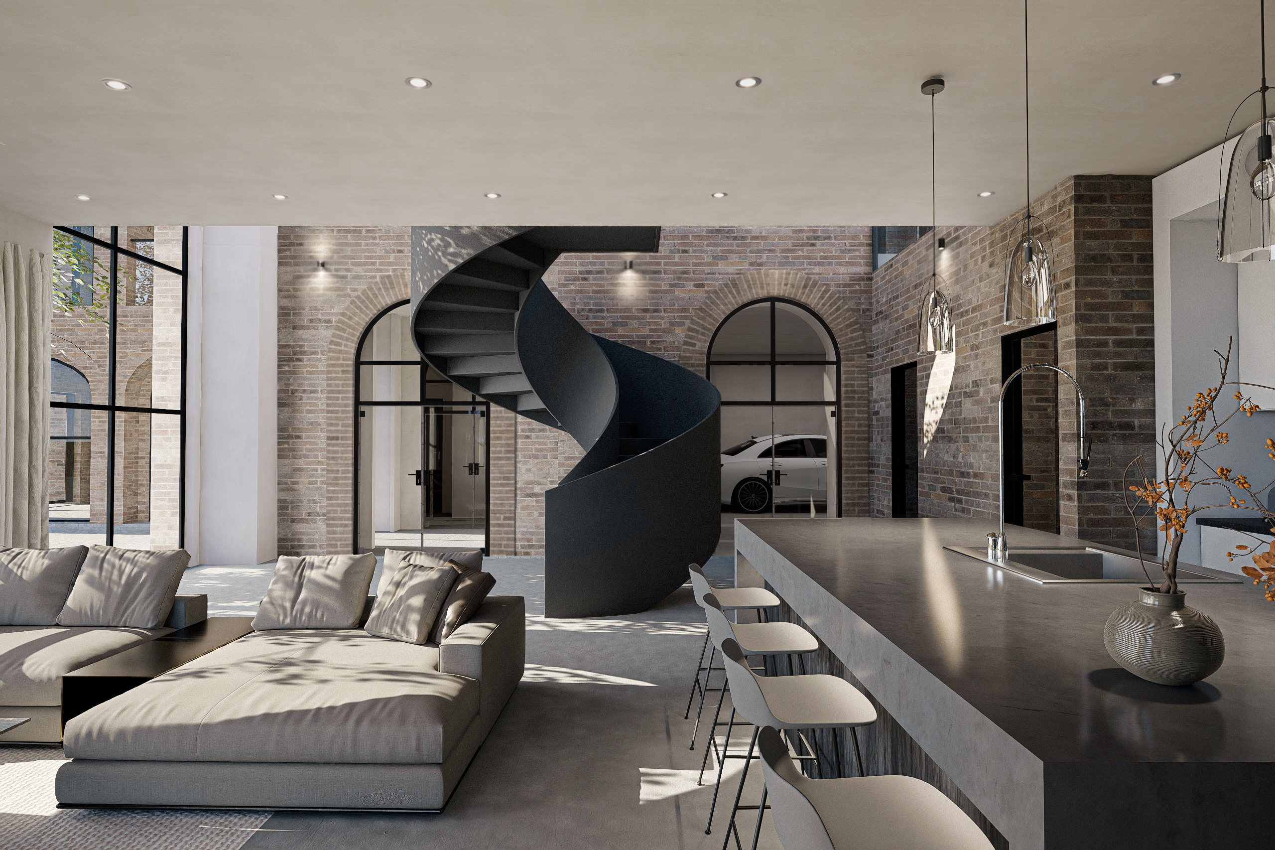 Quiet Kitchen architectural visualisation